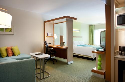 SpringHill Suites by Marriott Las Vegas Convention Center - Las Vegas - Stanza da letto