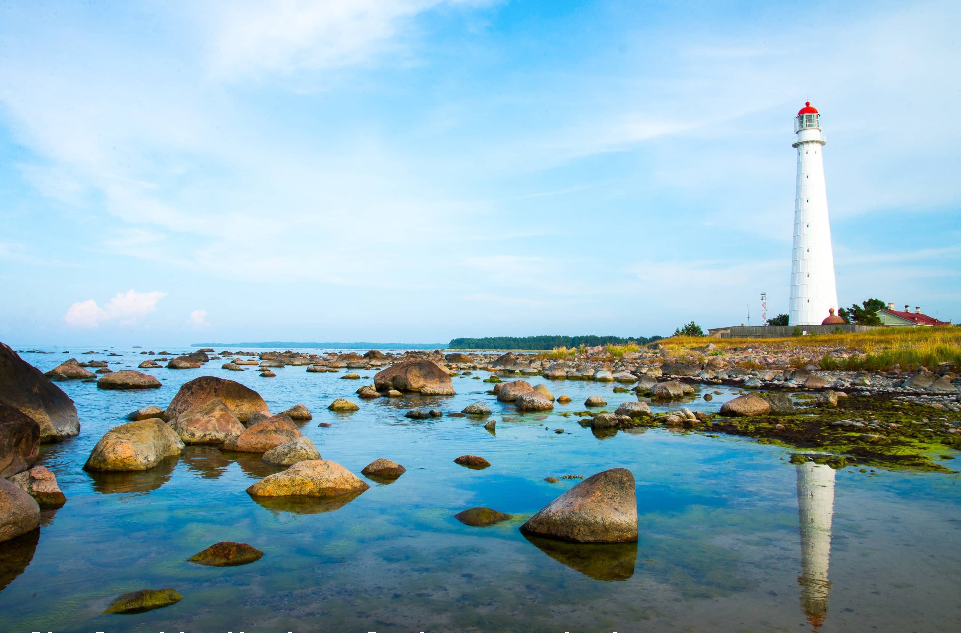 Faro sull'isola di Hiiumaa, Estonia.