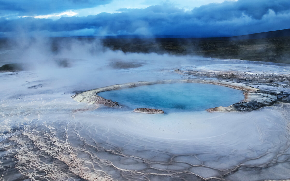 I posti più belli e spettacolari del mondo. La zona geotermale di Hveravellir in Islanda