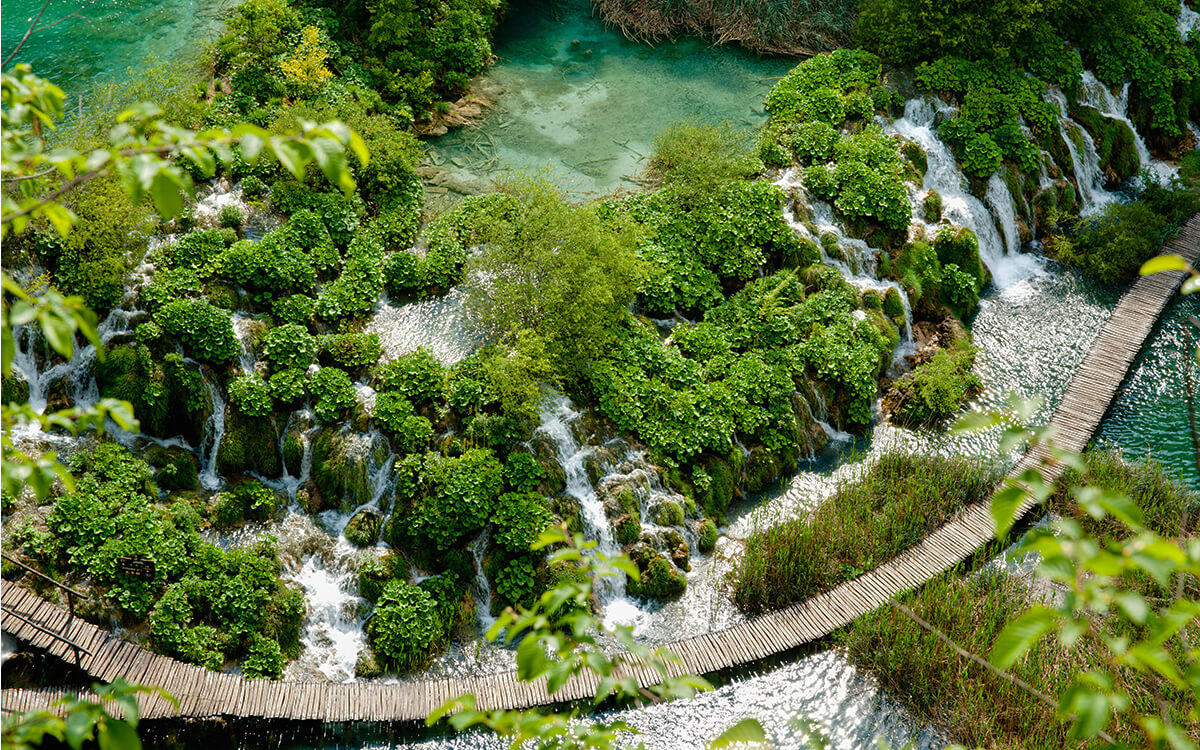 I posti più belli e spettacolari del mondo. Parco nazionale dei laghi di Plitvice, Croazia