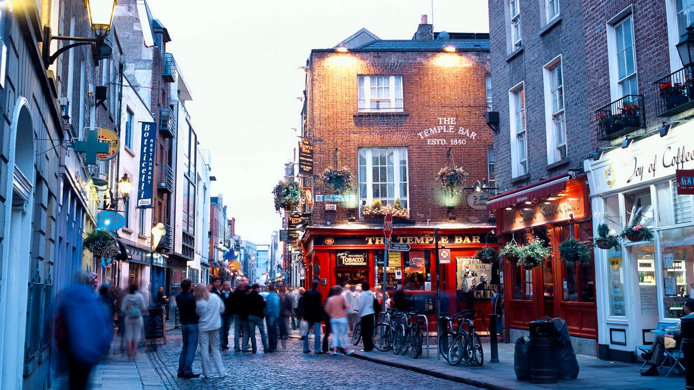 Auto a noleggio a Temple Bar - St. Stephen's Green (Dublino)