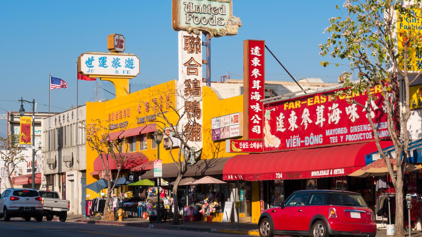 Auto a noleggio a Chinatown (Los Angeles)