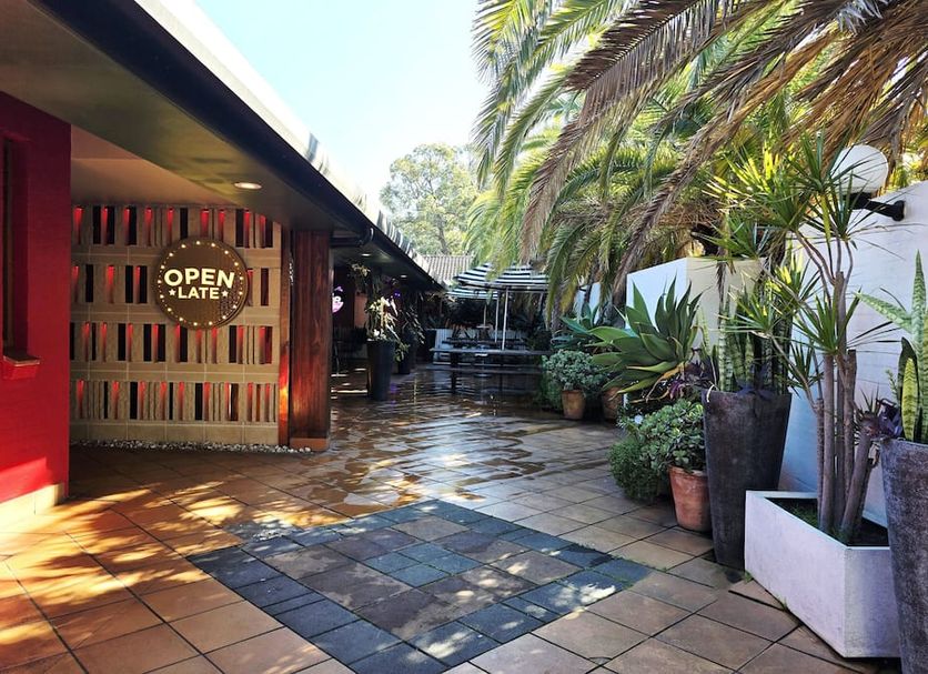 Ingresso dell'hotel Foto