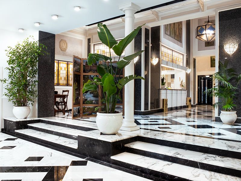 Ingresso dell'hotel