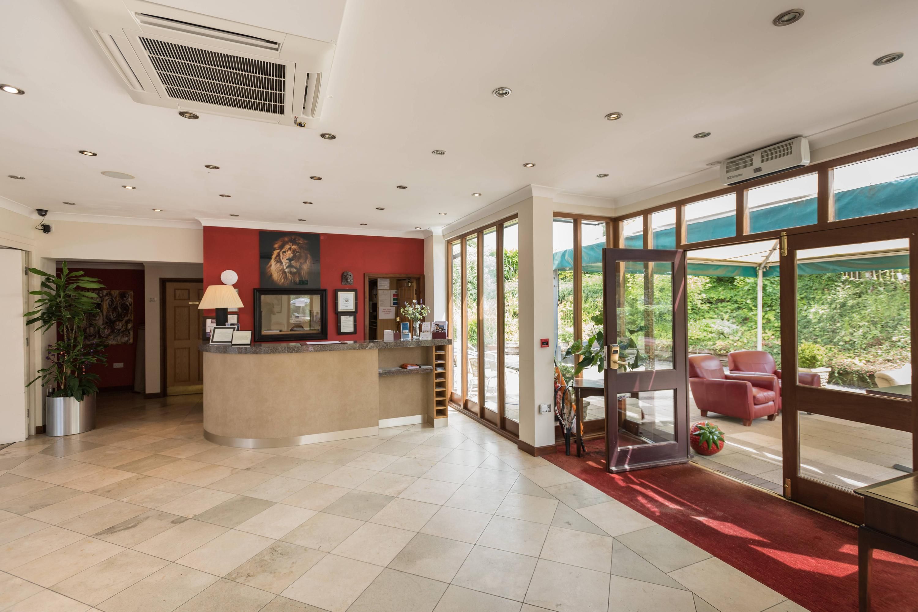 Ingresso dell'hotel